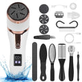 Electric Foot Callus Remover - Professional Rechargeable Pedicure Tool (17Pcs Set)